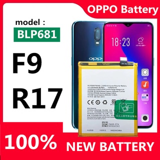 แบตเตอรี่ Battery oppo F9,F9 pro model BLP681 แบต ใช้ได้กับ oppo F9,F9 pro