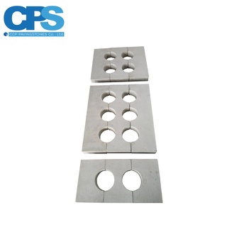 CPS หวีคอนกรีตรองท่อ HDPE มาตราฐานการไฟฟ้า แคล้มล็อคท่อ HDPE,HDPE Spacer Block, Concrete Spacer Block for HDPE