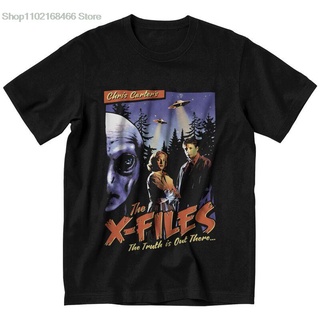 เสื้อยืดพิมพ์ลายแฟชั่น เสื้อยืด ผ้าฝ้าย พิมพ์ลายการ์ตูน The X Files Spooky Comic Mulder Scully Dana Fox สไตล์วินเทจ สําห