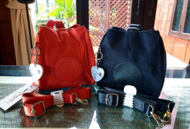 kipling-immin-small-shoulder-bag-สีดำ