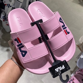 Size.41 สีชมพู♥ รุ่นนี้พื้นนุ่ม กระชับ (ราคาป้าย 690) FILA Walk รองเท้าแตะผู้หญิง