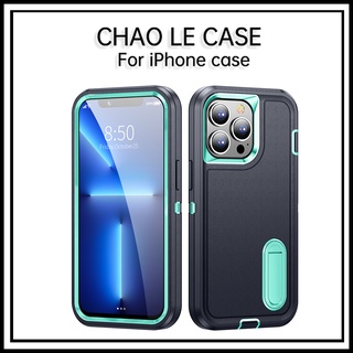 เคสโทรศัพท์กันกระแทกสำหรับ iphone 11 pro 12 pro max TPU + PC กันกระแทก iphone 13 pro xs max xr x/xs 7 8 ที่วางโทรศัพท์ที่ทนทาน
