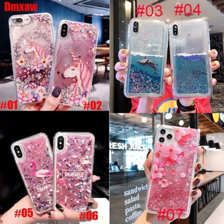 เคสโทรศัพท์มือถือแบบนิ่ม มีทรายไหล ลายยูนิคอร์น ปลาวาฬ ดอกพีช กลิตเตอร์ ระยิบระยับ สําหรับ Vivo V27 Pro V27E Y02 Y02T Y02A Y11 2023 Y02S Y16 4G Y35 5G X90 V25 Pro V23E Y75