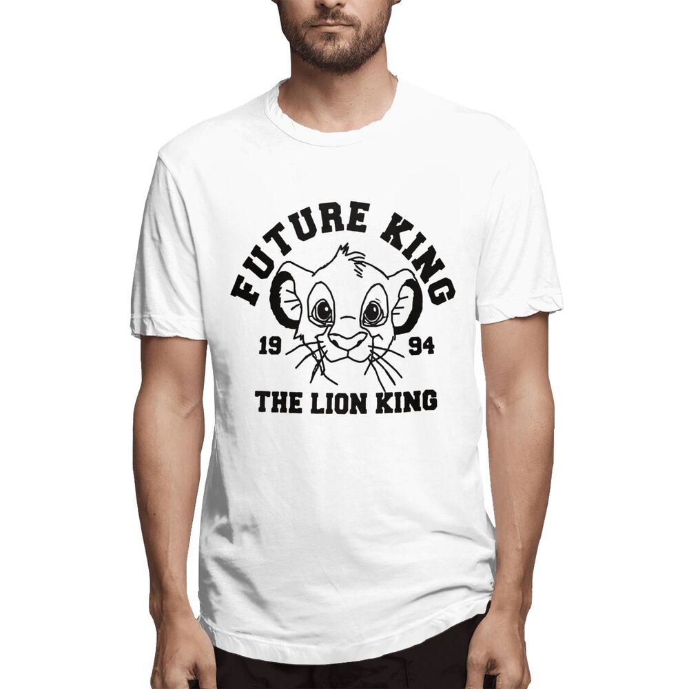 เสื้อยืด-พิมพ์ลาย-the-lion-king-simba-the-future-king-สวมใส่สบาย-สําหรับผู้ชาย