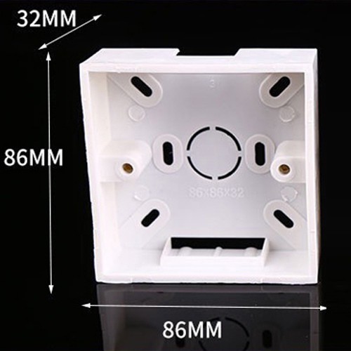 กล่องลอย-ขนาด-86x86-cm-กล่องลอยติดผนังสำหรับสวิตช์ติดผนังและพลาสติก-enclosure-บ็อกซ์ลอย-ติดผนังสำหรับสวิตช์-จำนวน1ชิ้น