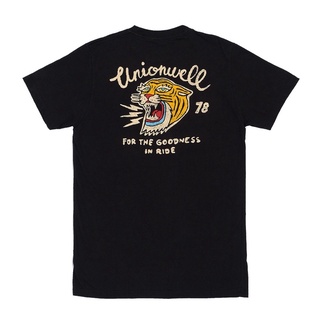T-Shirtเสื้อยืด พิมพ์ลาย Unionwell Roar สีดํา พรีเมี่ยม สําหรับผู้ชาย S-5XL