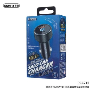 Remax RCC215 Car Charger Dual Port 58.5 W หัวชาร์จรถ 2 ช่อง / Type-C PD 36W + USB QC 22.5W