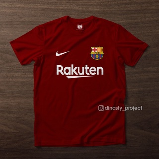 เสื้อบอล ผ้าฝ้าย พรีเมี่ยม Barcelona