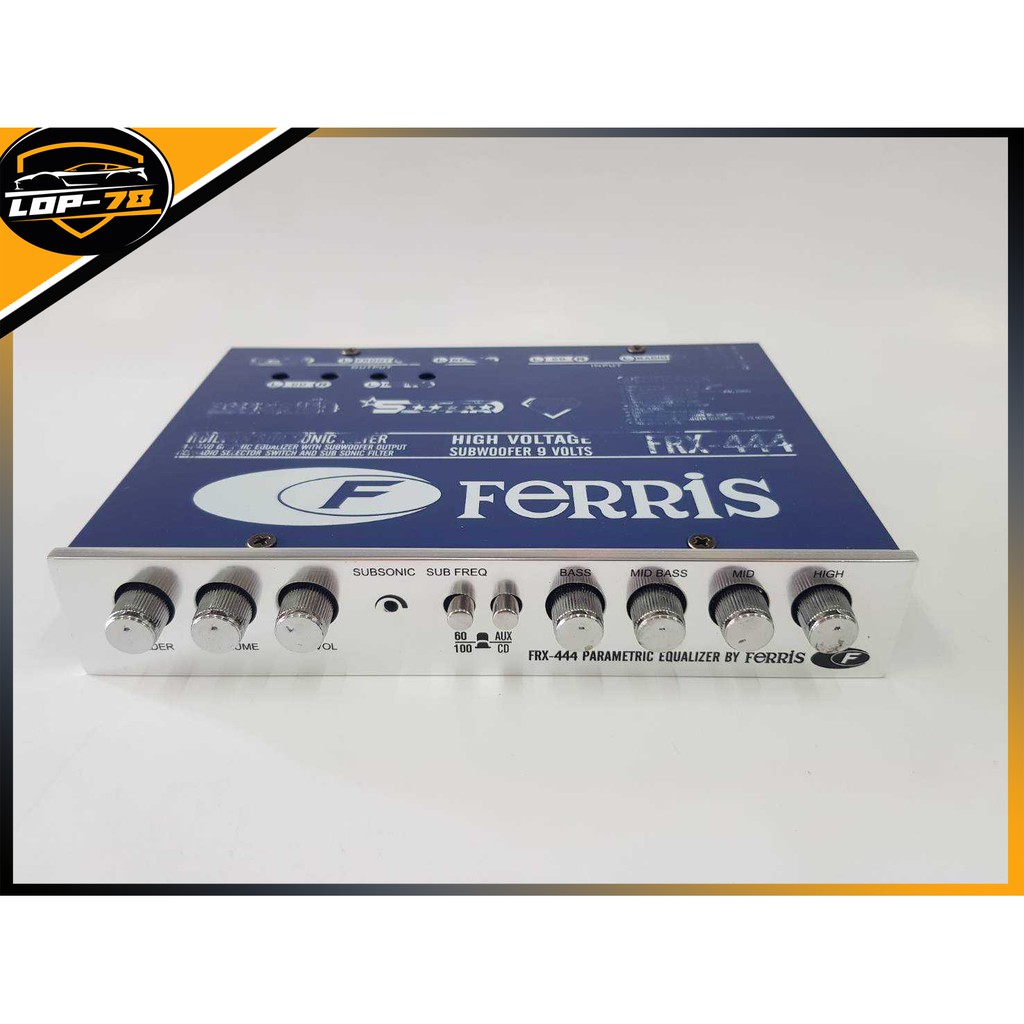 ปรีแอมป์รถยนต์-ferris-frx-444-ปรีปรับเสียง-4-แบนด์-เสียงดี-มีคุณภาพ-ของแท้100