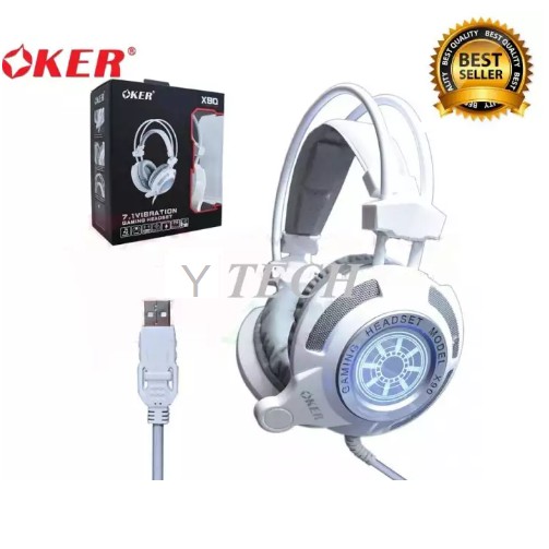 Oker 7.1 Vibration Gaming Headset รุ่น X90 Shopee Thailand