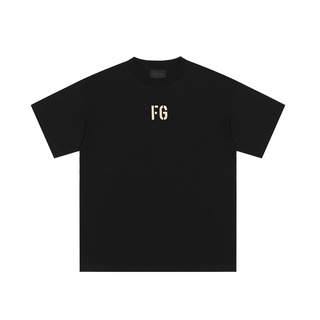 เสื้อยืดอินเทรนด์ผู้ชายอินเทรนด์ผู้หญิงFog เสื้อยืดแขนสั้นเนื้อผ้าฝ้ายแฟชั่นพิมพ์ลายสําหรับผู้หญิงและผู้ชายS-3XL