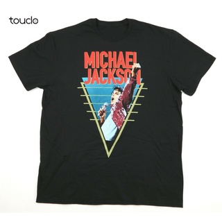 เสื้อยืดผ้าฝ้ายพิมพ์ลาย เสื้อยืด พิมพ์ลาย Michael Jackson Live In Concert 1988 สําหรับผู้ชาย