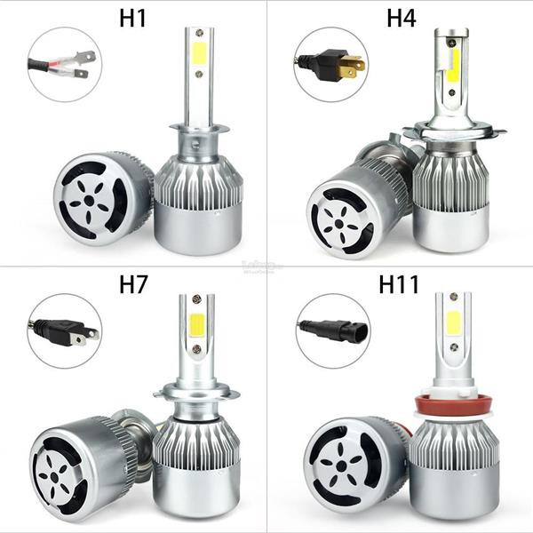 หลอดไฟหน้า-led-ไฟหน้ารถยนต์-led-c6-cob-36w-c6-แสงสีขาว-super-bright-6000-k