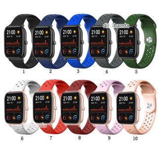 ภาพหน้าปกสินค้าสายรัดซิลิโคนอ่อนนุ่มสำหรับ Huami Amazfit GTS 2e GTS2 mini GTS3 ซึ่งคุณอาจชอบสินค้านี้