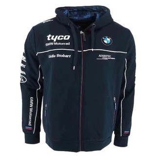 เสื้อแจ็กเก็ต เสื้อฮู้ดดี้ ผ้าฝ้าย ลาย Bmw TYCO Motorrad 2018