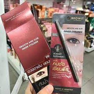 ภาพหน้าปกสินค้าNew BROWIT Smooth and Slim inner Eyeliner บราวอิท สมูท แอนด์ สลิม อินเนอร์ อายไลน์เนอร์ ที่เกี่ยวข้อง