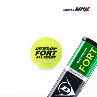 ภาพขนาดย่อของภาพหน้าปกสินค้าลูกเทนนิส DUNLOP FORT ALL COURT กระป๋องละ 3 ลูก จากร้าน sportsmaax บน Shopee
