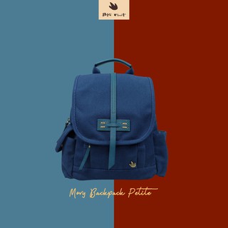 กระเป๋าผ้าแคนวาส กระเป๋าสะพายหลัง Movy Backpack Petite สีOcean Blue