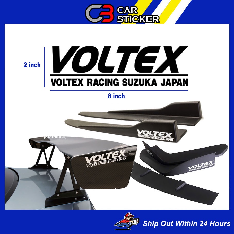 สติ๊กเกอร์ติดรถ VOLTEX RACING / W602 | Shopee Thailand