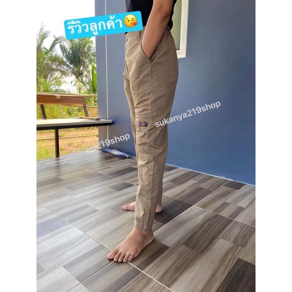 ภาพสินค้ามือ1 ดิกกี้ขาต่อ กางเกงทรงลุงขาต่อ กางเกงขายาววินเทจ dickies ฟรีไซส์เอวสม็อค ใส่ได้ทั้งชายหญิง จากร้าน sukanya219shop บน Shopee ภาพที่ 5