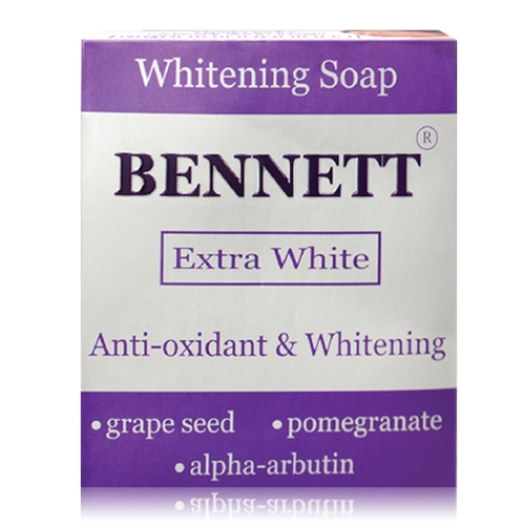 แพ็คโหล-สบู่เบนเนท-เอ็กซ์ตร้าไวท์-bennett-extra-white-สูตรผิวขาว-นุ่ม-กระจ่างใส-ขนาดก้อนละ-130-กรัม