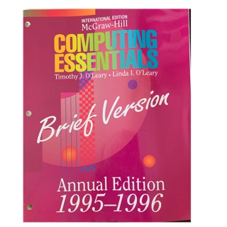 Computing Essentials 1995-1996 มือ 2