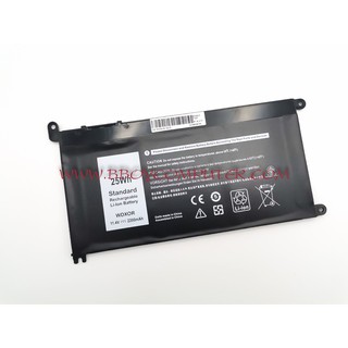 DELL Battery แบตเตอรี่ INSPIRON WDXOR P74G 15 5567 5568 5378 13 7368 7460 7472 Vostro 14 5468 15 5568 7560 5567 Inspiron