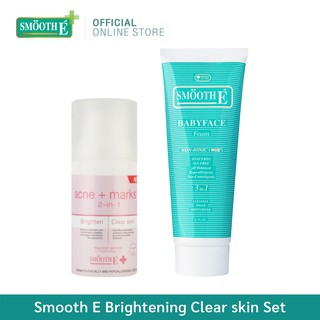 ภาพหน้าปกสินค้าSmooth E Brightening Clear skin Set 2in1มาสก์ สครับ + โฟมล้างหน้า Babyface Foam 8Oz. ทำความสะอาดผิว เพื่อผิวสวยกระจ่างใส ที่เกี่ยวข้อง