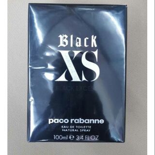 Paco Rabanne black xs black excess pour homme 100ml ซีล