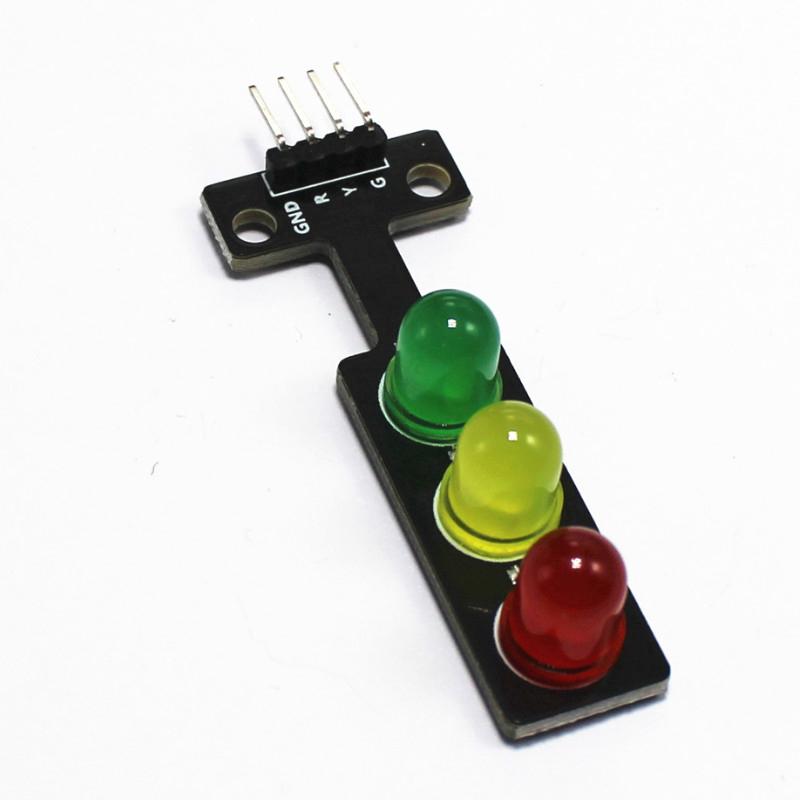 ภาพหน้าปกสินค้า5PCS/Lot Mini 5mm LED DC 5V Traffic Light LED Display Module Board for Arduino ที่เกี่ยวข้อง