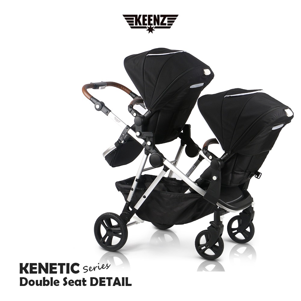 ภาพสินค้าKeenz Kinetic Double Seat รถเข็นเด็ก 2 ที่นั่ง Full Size จากร้าน keenz_officialshop บน Shopee ภาพที่ 2