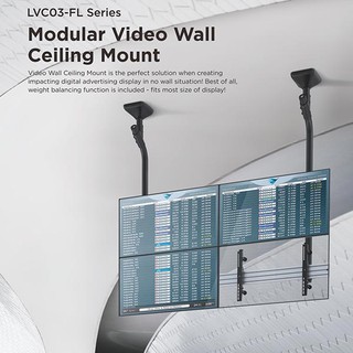 Series Modular Video Wall Ceiling Mount