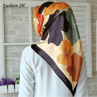 ภาพขนาดย่อของสินค้าFashionable lady turban silk shawl M90121
