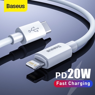 Baseus USB C Cable 20W PD Fast Charge USB C to Lighting Cable Charger Data USB Type C Cable