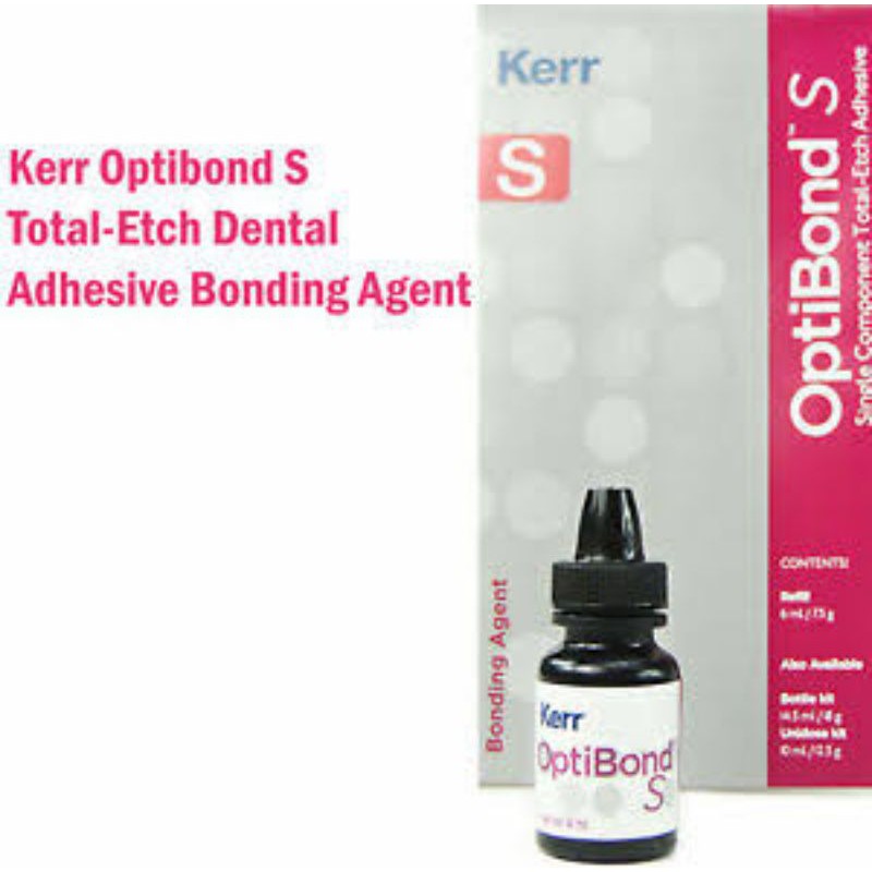 Kerr Optibond S Solo Single Component Total Etch Dental Adhesive Bond 6
