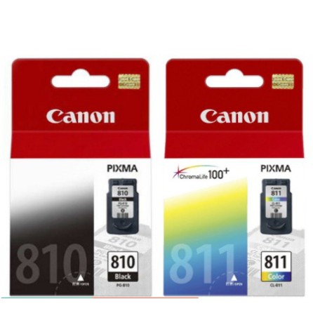 ภาพหน้าปกสินค้าหมึกของแท้ ประกันศูนย์ Canon 810 / 811 Black/Color 100%