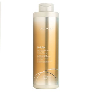 Joico K-Pak Shampoo 1000ml. จอยโก้ เคแพค แชมพู  ทำความสะอาดพร้อมฟื้นฟู ผมเสียมาก ทำเคมีบ่อย ดูเส้นผมมีสุขภาพดี