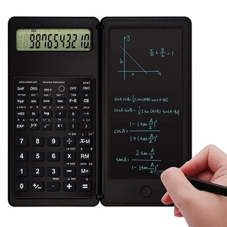 6.5 inch Foldable Calculator With LCD Writing Tablet Stylus Pen 10 Digital Display Portable Scientific Calculator Digita