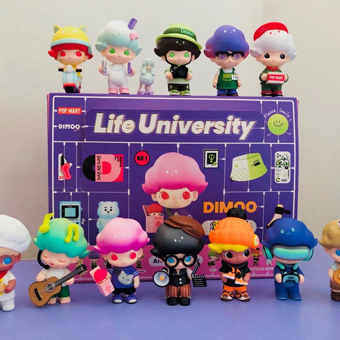 【พร้อมส่ง】กล่องสุ่มตุ๊กตา Dimoo Life University Series ของขวัญ สําหรับ ...