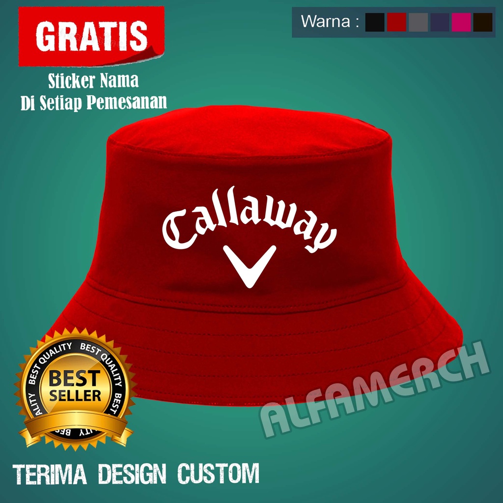 หมวกบักเก็ต-ลาย-callaway-golf-calaway-แบบเรียบง่าย-สําหรับผู้ชาย-และผู้หญิง