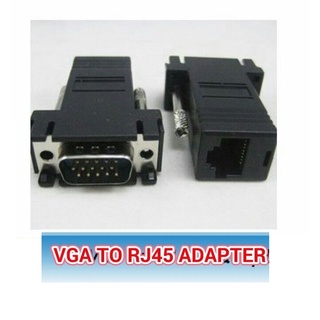 ส่งจากไทย x2 ได้สองชิ้น VGA to RJ45 Adapter  VGA to LAN พร้อมส่ง
