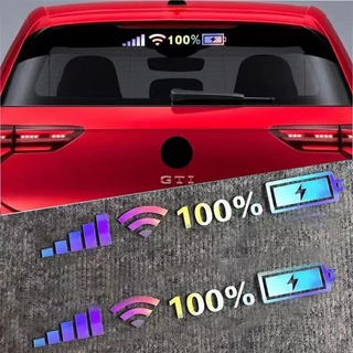 ภาพหน้าปกสินค้าสติกเกอร์ไวนิล WiFi มีกาวในตัว หลากสี สําหรับติดตกแต่งกระจกรถยนต์ ซึ่งคุณอาจชอบราคาและรีวิวของสินค้านี้