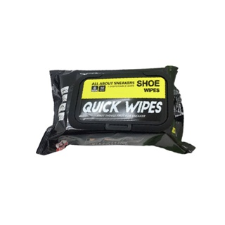 โปรโมชั่น : Quick wipes ของแท้ มีอย ตรงปก พร้อมส่ง ผ้าเปียกทำความสะอาดรองเท้า Quick wipe ทิชชู่เปียกเช็ดรองเท้า