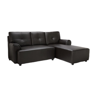 โปรโมชั่น : INDEX LIVING MALL โซฟาหนัง PVC L-shape รุ่นเจย์ - สีน้ำตาลเข้ม และสีน้ำตาล เลือกข้างได้