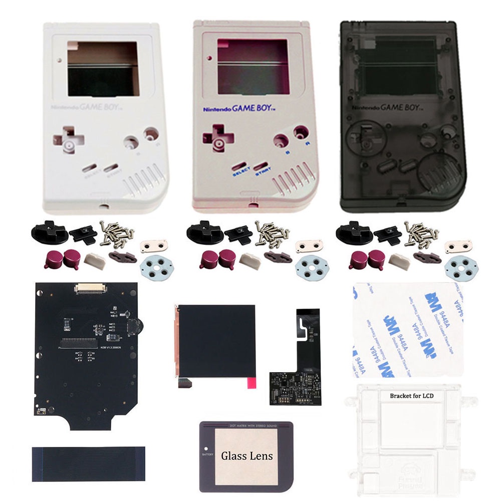 Game Boy DMG Q5 Retro Pixel IPS LCD Kit - Funnyplaying Game Boy DMG Q5 Retro Pixel IPS LCD Kit - Funnyplaying