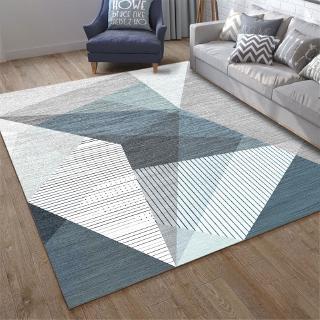 Nordic Carpets Soft Flannel 3D Printed Area Rugs Parlor Geometric Style Mat Rugs Anti-slip Large Rug Carpet for Living Room Decor