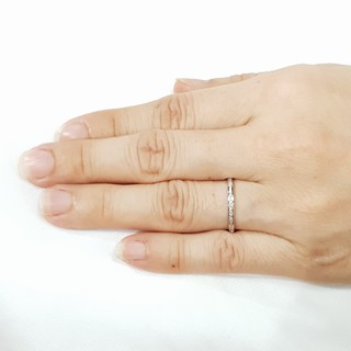 ภาพขนาดย่อของภาพหน้าปกสินค้าMemorine Jewelry แหวนเงินแท้ 925 ฝังเพชรสวิส (CZ) : ONLR125 จากร้าน memorine_jewelry บน Shopee ภาพที่ 4