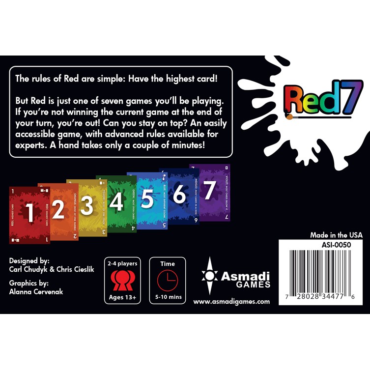 red7-red-7-board-game-แถมซองใส่การ์ด-sp56
