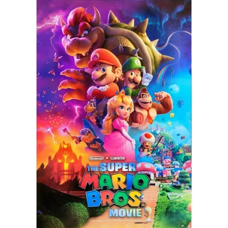 โปสเตอร์ หนัง The Super Mario Bros Movie 2023 POSTER 24”x35” นิ้ว Computer Animated Adventure Film