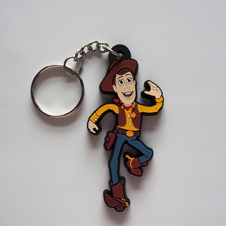 พวงกุญแจยาง Woody วู๊ดดี้ Toy Story ทอยสตอรี่